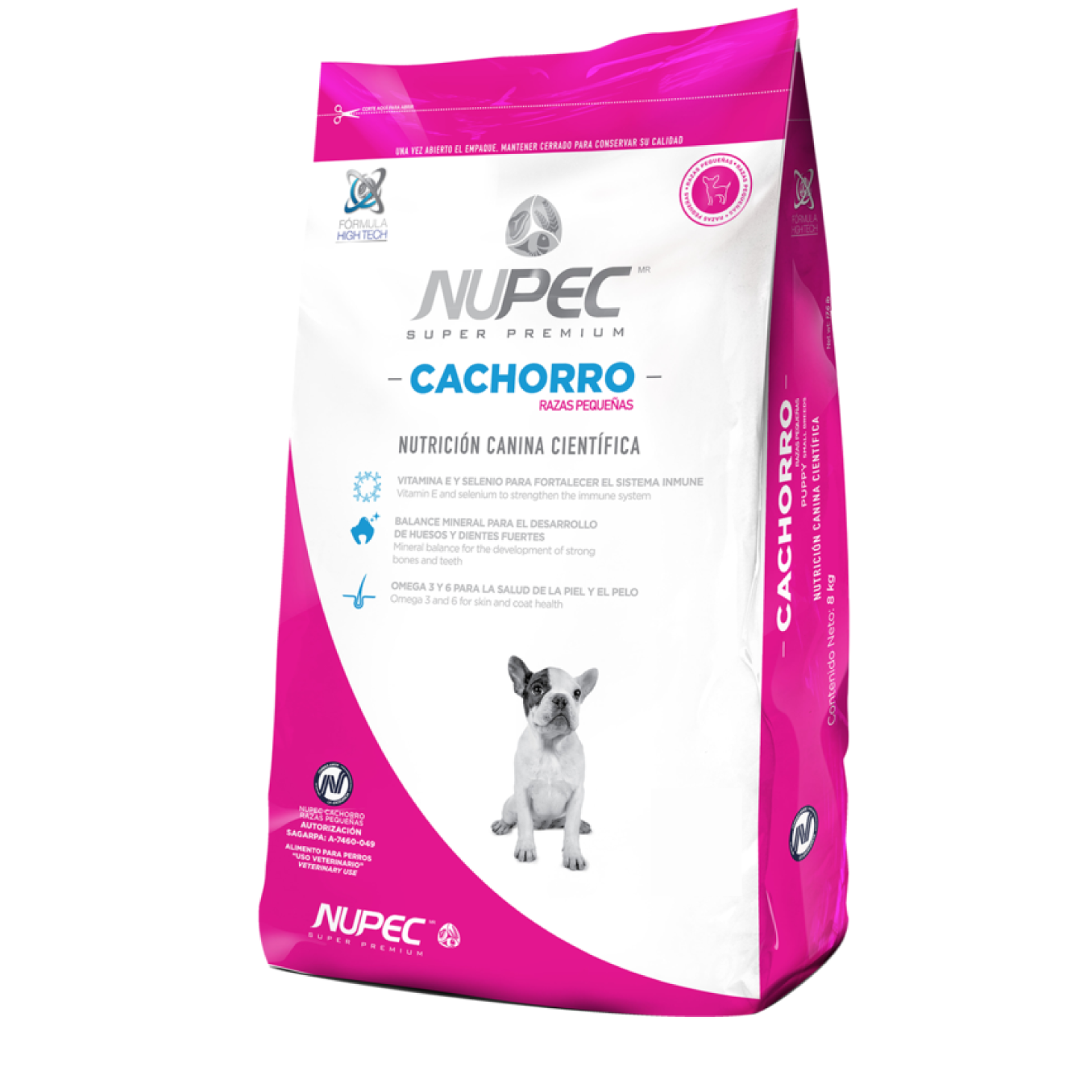 nupec cachorro razas pequeñas 8 kg super premium nupec cachorro razas pequeñas 8 kg super premium